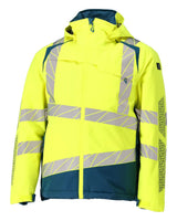 Winterjas Accelerate Safe 19335 - 1744 - hi-vis geel/donkerpetrol