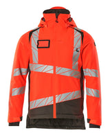 Winterjas Accelerate Safe 19335 - 22218 - hi-vis rood/donkerantraciet