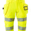 Lange shorts met spijkerzakken 19349 - 17 - hi-vis geel