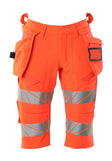 Lange shorts met spijkerzakken 19349 - 222 - hi-vis rood