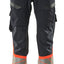 Broek met dijbeenzakken 19379 - Donkermarine / Hi-Vis Rood