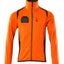 Fleecetrui met rits 19403 - 1418 - hi-vis oranje/donkerantraciet