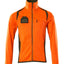 Fleecetrui met rits 19403 - 1433 - hi-vis oranje/mosgroen