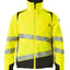 Winterjas 19435 - 1709 - hi-vis geel/zwart