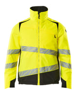 Winterjas 19435 - 1709 - hi-vis geel/zwart