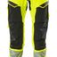 Broek met kniezakken 19479 - 1709 - hi-vis geel/zwart