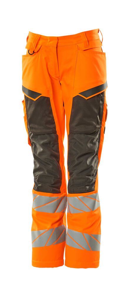 Broek met kniezakken Dames 19578 - 1418 - hi-vis oranje/donkerantraciet