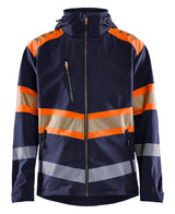 Softshell Jack High-Visibility 4494 - Marineblauw/Oranje