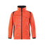 Softshell jas Kinder 19902 - 22210 - hi-vis rood/donkermarine