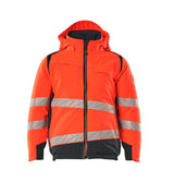 Winterjas Kinder 19935 - 22210 - hi-vis rood/donkermarine