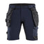 Werkshort 1702 - Donker marineblauw/Zwart