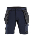 Werkshort 1702 - Donker marineblauw/Zwart