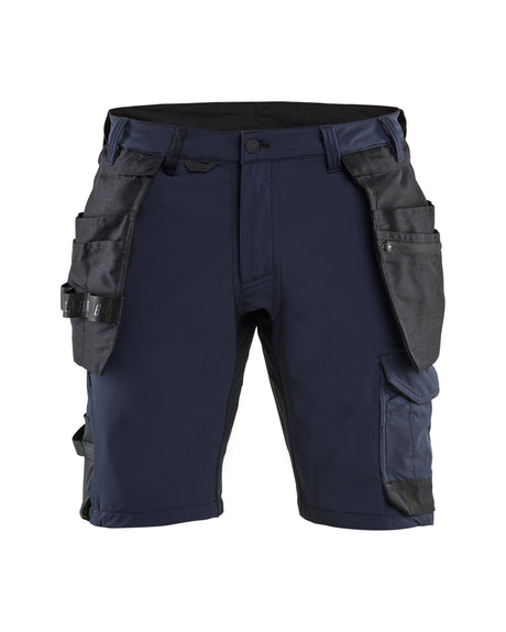 Werkshort 1702 - Donker marineblauw/Zwart
