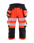 High-Visibility piraatbroek 1123 - High Vis Rood/Zwart