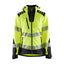 High-Visibility Softshell Jack Dames 4791 - High Vis Geel/Zwart