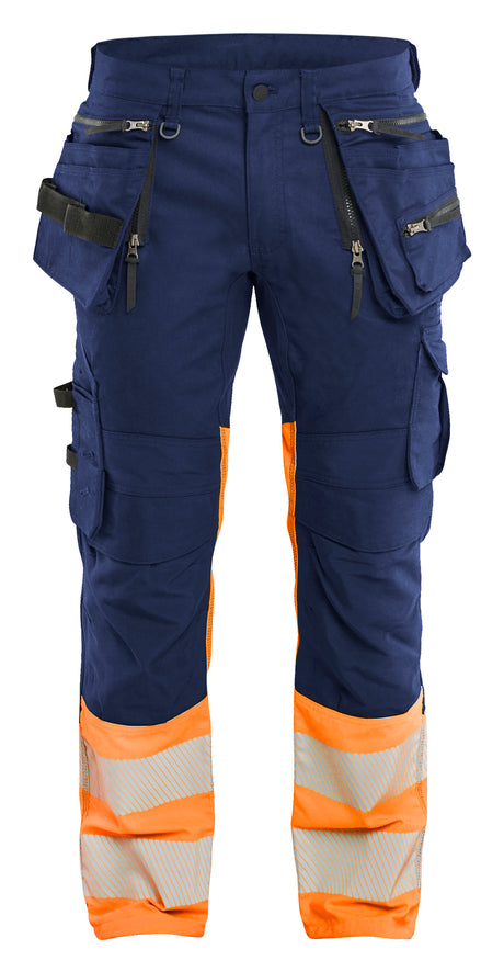 Werkbroek High-Visibility 1130 - Marineblauw/Oranje
