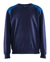 Sweatshirt 3580 - Marineblauw/Korenblauw