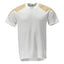 T-shirt korte mouwen 20082 - 0670 - wit/kerriegeel