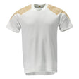 T-shirt korte mouwen 20082 - 0670 - wit/kerriegeel