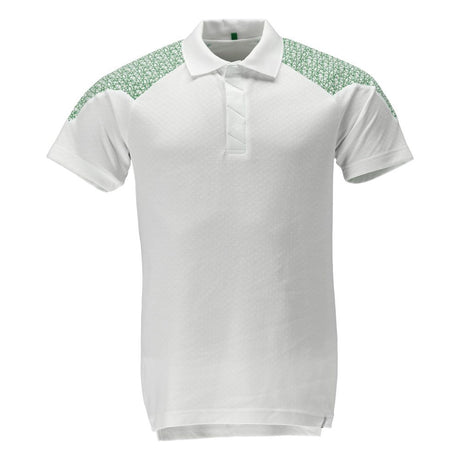 Poloshirt 20083 - 06333 - wit/helder groen