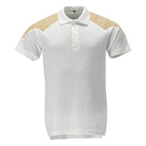 Poloshirt 20083 - 0670 - wit/kerriegeel