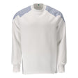 Sweatshirt 20084 - 0691 - wit/helder blauw