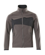 Softshell jas 20102 - 1809 - donkerantraciet/zwart