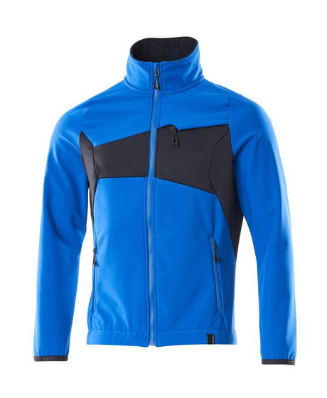 Softshell jas 20102 - 91010 - helder blauw/donkermarine