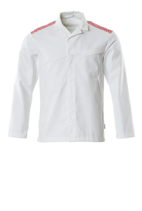 Jas 20254 - 06202 - wit/signaalrood