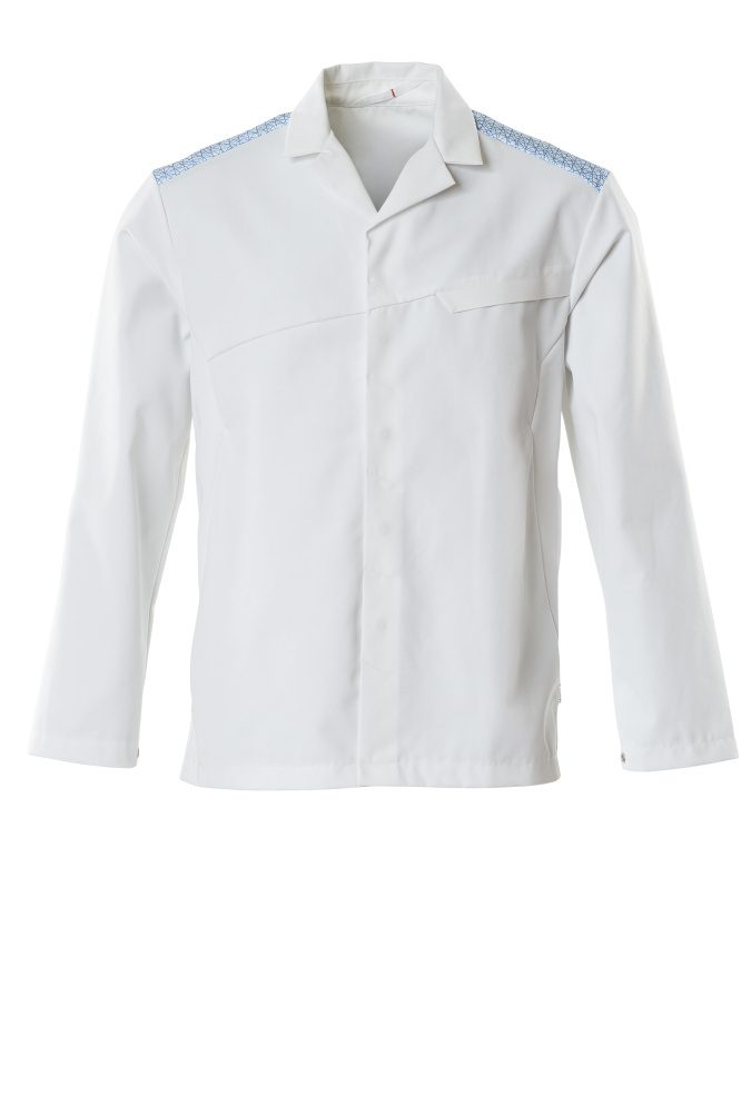 Jas 20254 - 0691 - wit/helder blauw