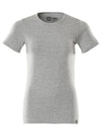 T-shirt Crossover Dames 20392 - 08 - grijs-gemêleerd