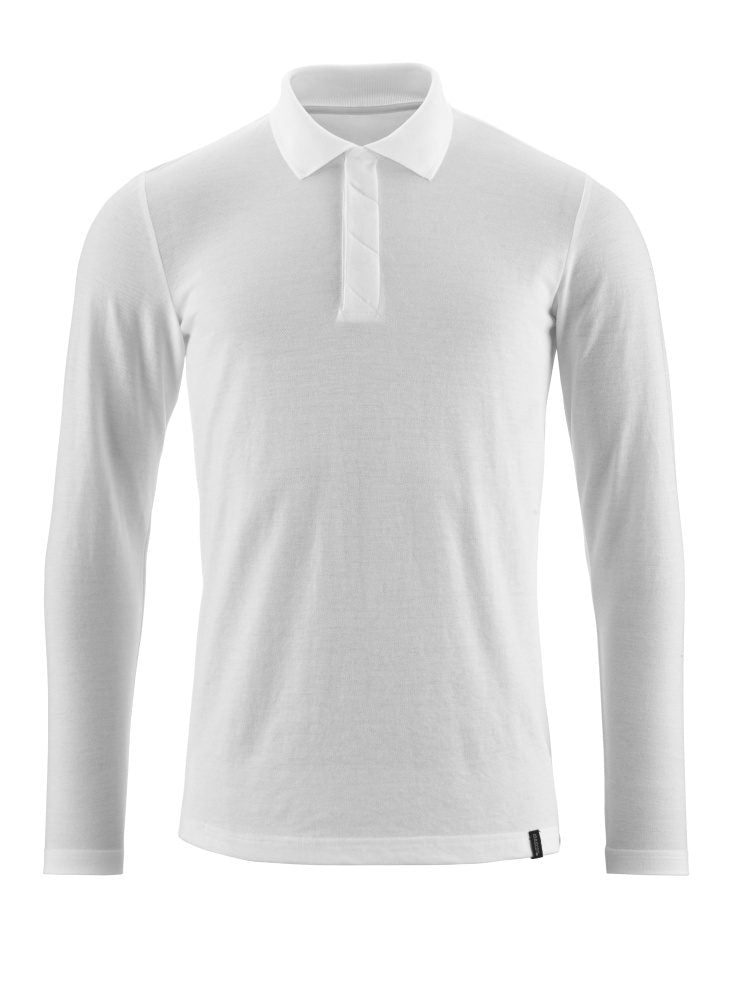 Poloshirt lange mouwen 20483 - 06 - wit