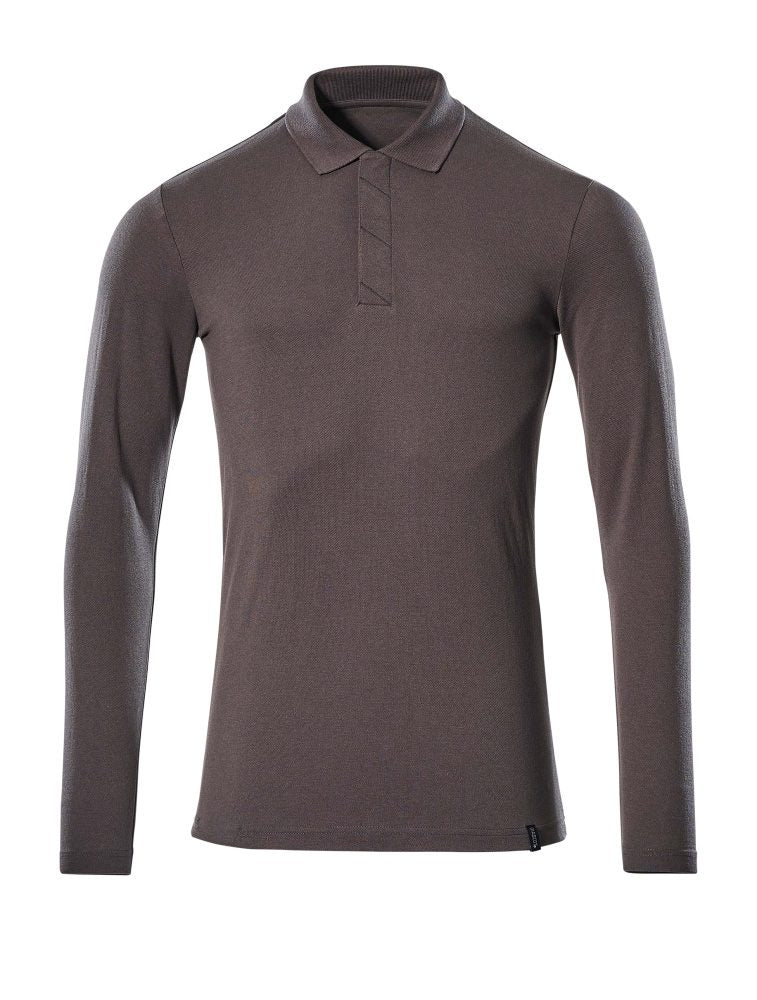 Poloshirt lange mouwen 20483 - 18 - donkerantraciet