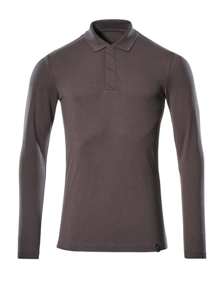 Poloshirt lange mouwen 20483 - 18 - donkerantraciet