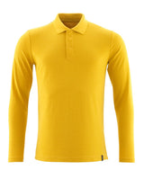 Poloshirt lange mouwen 20483 - 70 - kerriegeel