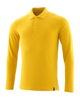 Poloshirt lange mouwen 20483 - 70 - kerriegeel