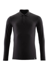 Poloshirt lange mouwen 20483 - 90 - diepzwart
