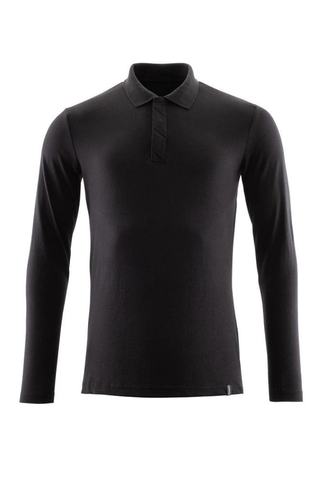 Poloshirt lange mouwen 20483 - 90 - diepzwart
