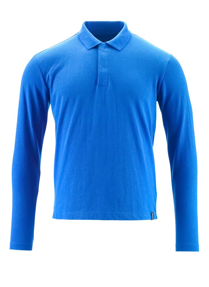 Poloshirt lange mouwen 20483 - 91 - helder blauw