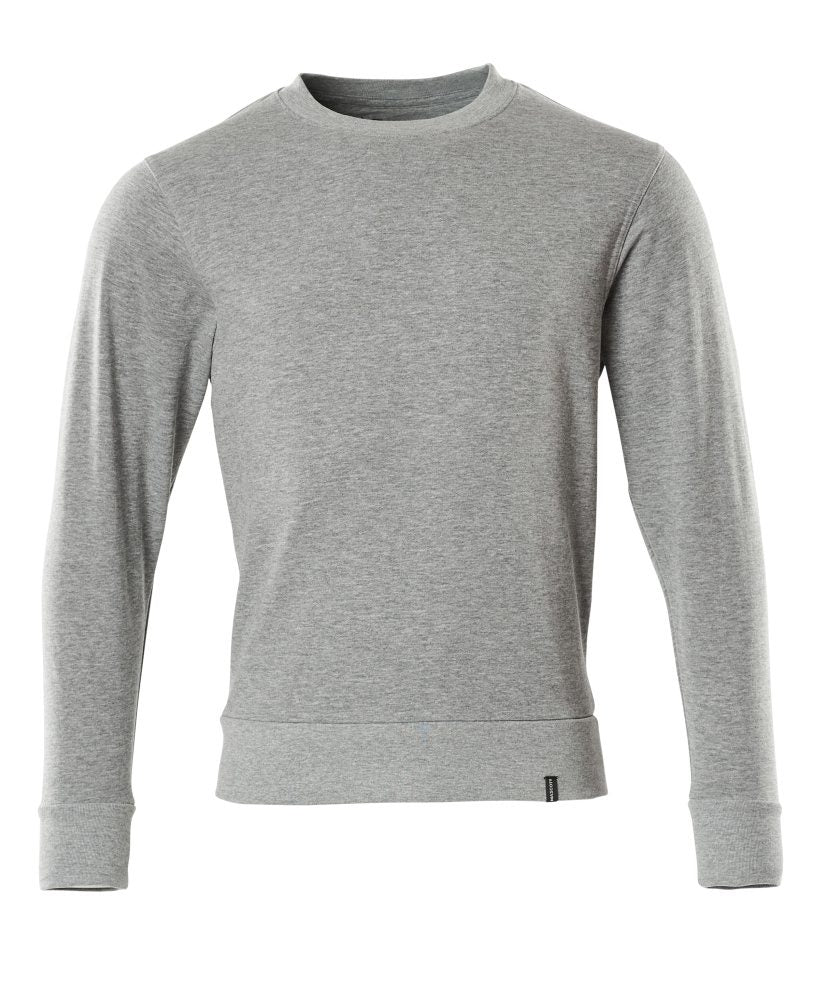 Sweatshirt Crossover 20484 - 08 - grijs-gemêleerd