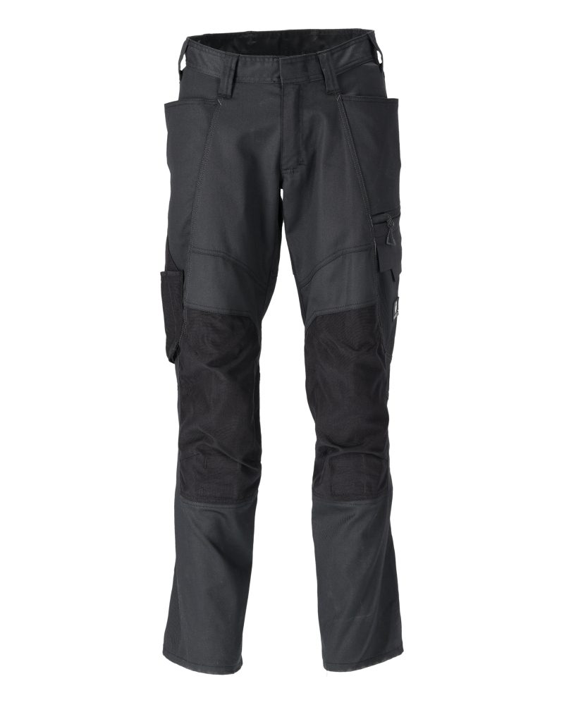Broek met kniezakken 20679 - 09 - zwart