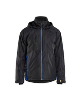 Lichtgewicht winterjas 4890 - zwart/korenblauw