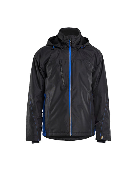 Lichtgewicht winterjas 4890 - zwart/korenblauw