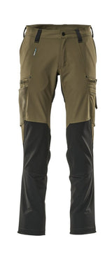 Broek 21679 - 3309 - mosgroen/zwart