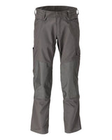 Broek met kniezakken 21879 - 18 - donkerantraciet
