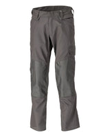 Broek met kniezakken 21879 - 18 - donkerantraciet