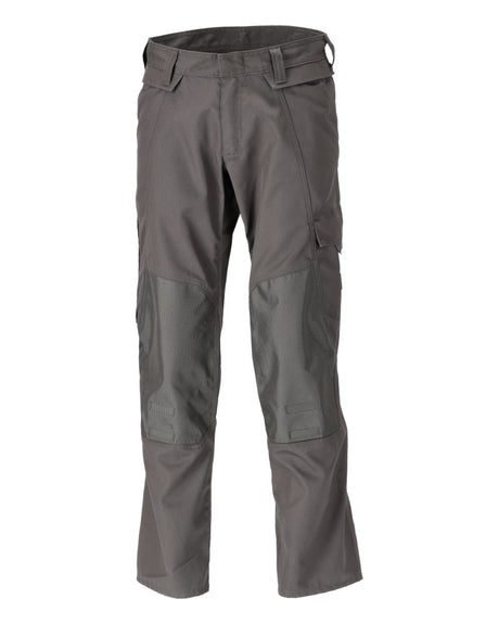Broek met kniezakken 21879 - 18 - donkerantraciet