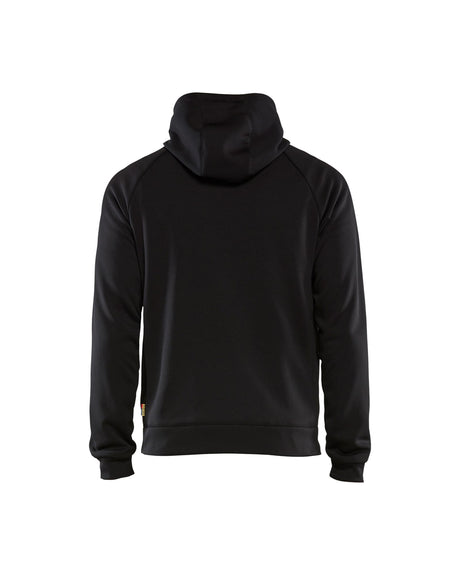 Hooded Hybride Sweatshirt met Rits 3463