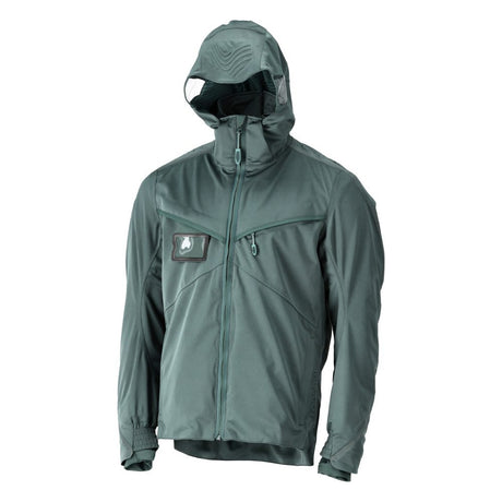 Shelljas met capuchon 22001 - 34 - bosgroen