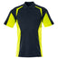 Poloshirt 22083 - 01017 - donkermarine/hi-vis geel